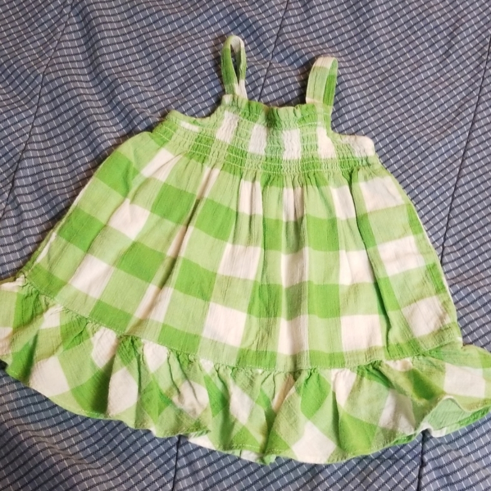 Green plaid jumper